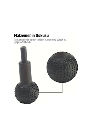 Merttools Matkaba Takılır Ahşap İşleme Törpü Topu 40 Mm Sap: 10 Mm