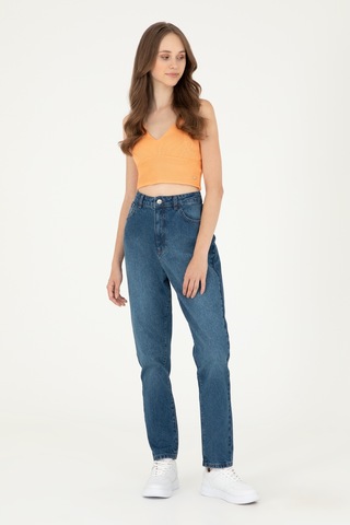 U.s. Polo Assn. Kadın Mavi Pantolon Jean 50282809-dn0022 Mıd Blue