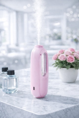 Mioji Smell 2x Yeni Nesil Şarjlı Otomatik Oda Kokusu Makinesi Pembe - Mavi Rüzgar Çanları Mavi Rüzgar Çanları Kokusu
