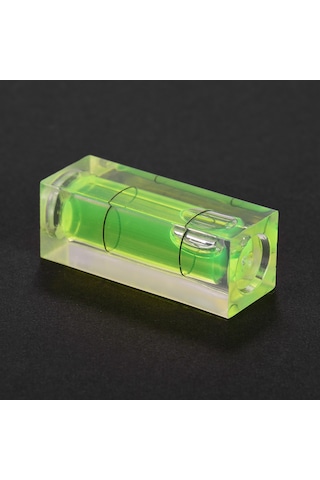 Xindoker Fonograf Çarkı Seviye Aracı, Mini Küresel Seviye, Yeşil Arka Planlı, 2 Adet Set