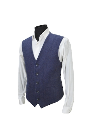 Mentor Regalo Erkek Yelek V Yaka Lacivert Kaşe 50453