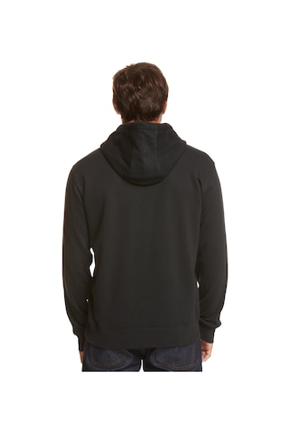 Quiksilver Circle Trim Hood Erkek Sweatshirt Siyah Çok Renkli