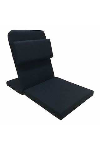 Ekstra Destek Yastıklı Yoga, Nefes, Meditasyon Sandalyesi Backjack Xl Su Ve Leke İticili Duck Kumaş Siyah