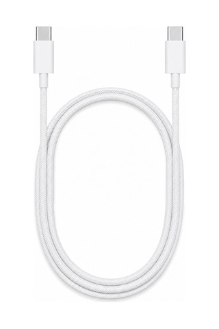 60w İphone Uyumlu Çift Taraf Type C Kablo Sim Kart Çıkarma Teli li 17 / 17 Pro / 17 Air / 17 Pro Max 15 - 16 - Pro 1-Beyaz