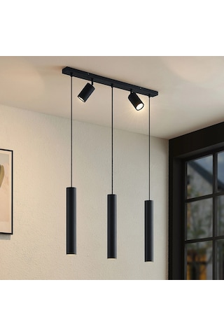 Archio Üçlü Spotlu Ledli Sıralı Sarkıt Avize Çok Renkli