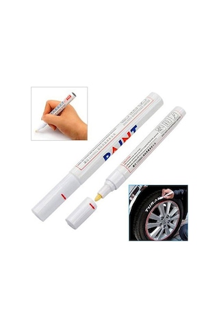 Lastik Yazı Kalemi Beyaz