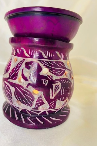 Buhardanlık Obsidye Taşı El İşi Feng Shui Fil Sembolü Buhurdanlık