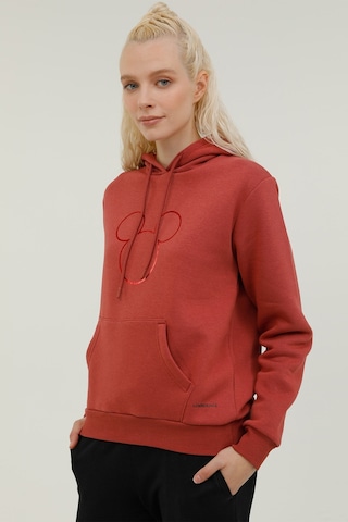 Lumberjack W-Mickey Hoodie 2Pr Kiremit Kadın Sweatshirt 101196514 Kırmızı