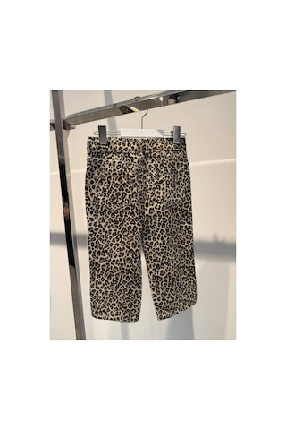 Poala Kids Leopar Desenli Pantolon