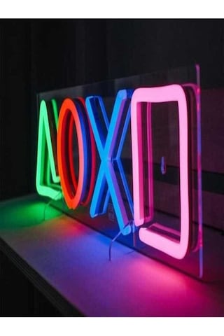 Twins Led Squid Game X Neon Pleksi Tabela Renkli Model:model:16243366 Renkli