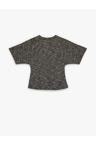 Koton Regular Fit Kısa Kollu Bisiklet Yaka Tişört Kahverengi Desenli 6sak50127ek Kahverengi