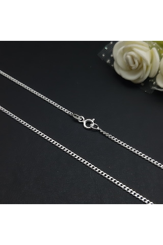Bir Gümüş Aşkı 925 Ayar Gümüş 2 MM Gurmet Model Erkek Zincir Kolye
