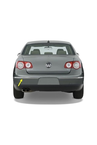 Passat B6 Kasa Sedan Sol Arka Tampon Köşe Çıtası Krom 2006-2011
