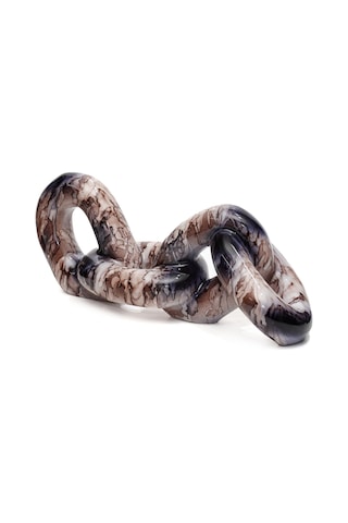 Dekoratif Kahverengili Kalın Zincir 26 Cm