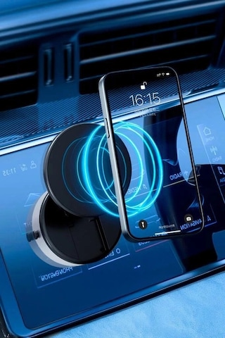 Torima X10q Siyah Manyetik Adsorpsiyon Vakumlu Telefon Tutucu Ofis Aksesuarı Pratik Aparat Araç İçi