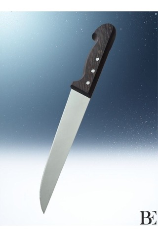 Beknife Bemiral Bıçak No.4 20 Cm 10121.20 Wenge Saplı İşlemeli Kasap Bıçağı 40mm X 200mm X 3mm