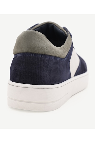 Yargıcı Hafif Tabanlı Deri Sneakers Beyaz