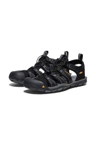 Keen 1008660 Clearwater Cnx Black/gargoyle Erkek Sandalet Siyah