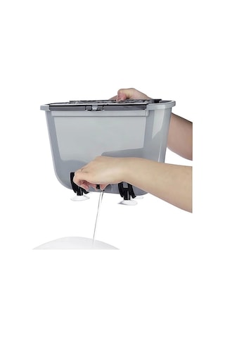 Su Tasarrufu Sağlayan Pratik Vantuzlu Bulaşık Yıkama Fırçası Çok Renkli