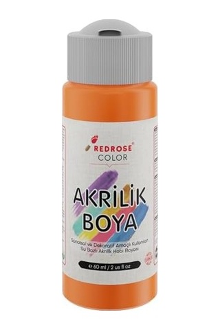 Turuncu Akrilik Boya 60ml Diğer