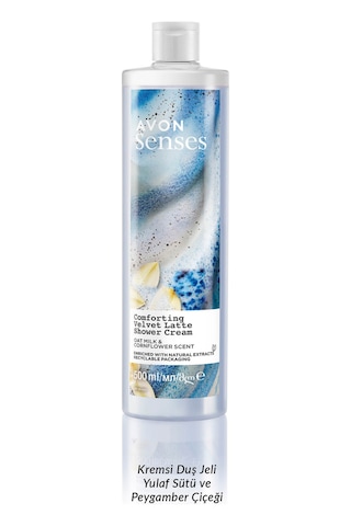 Avon Senses Yulaf Sütü & Peygamber Çiçeği Duş Kremi 500 ML