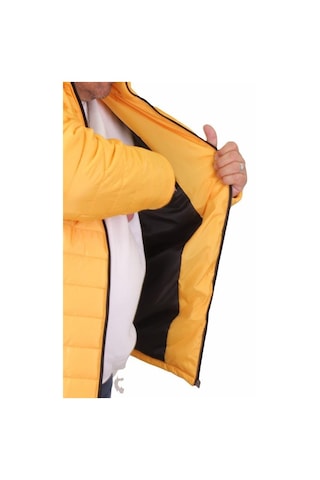 Starbattal Büyük Beden Jessica Su Itici Mont 22820 Hardal - 4Xl Hardal