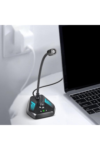 Homyl Windows Dizüstü Bilgisayar Için Usb Mikrofonu Sohbet Pc