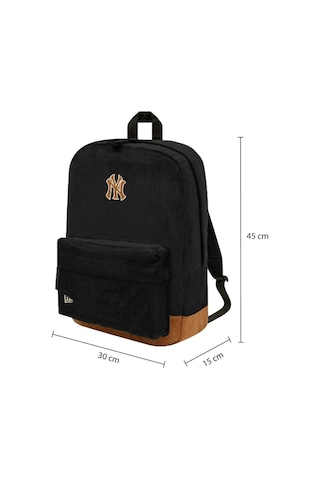 New Era Siyah Kadife Sırt Çantası Cord 60503797