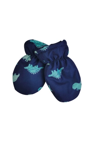 Dino Ici Pufudik Sicak Tutan Yumusacik Eldiven Lacivert