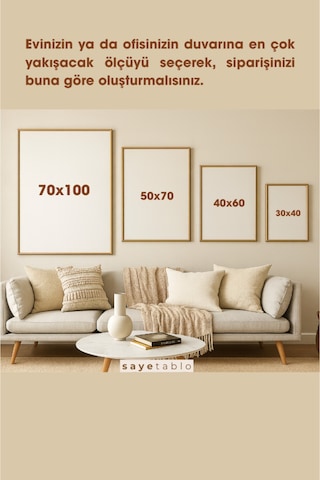 Goldborne - Gerçek Cama Baskı Siyah Alüminyum Metal Çerçeveli 2'li Set Modern Tablo