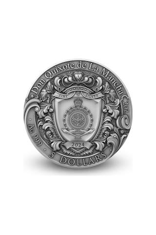AgaKulche Don Kişot Altın Kaplama Gümüş Sikke Coin