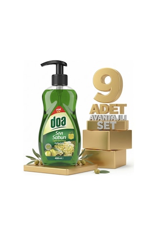 Doa Sıvı El Sabunu Zeytin Çiçeği 9x400 Ml