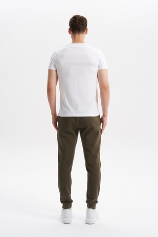 AR-MA Arma Erkek Slim Fit Basic Interlok Dar Paça Eşofman Altı Arka Ve Ön Cepler Gizli Fermuarlı %80 Pamuk %14 Polyester %6 Elastane K30174998802 Haki