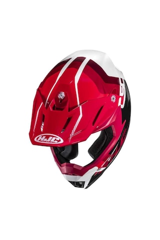 Hjc C50 Kask Prımal Mc1 Kırmızı - Beyaz