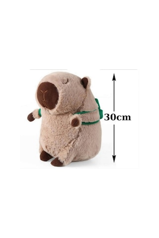 30 Cm Capybara Oyuncak Kapibara Peluş Oyuncak Peluş Ayıcık Uyku Arkadaşı Kahverengi