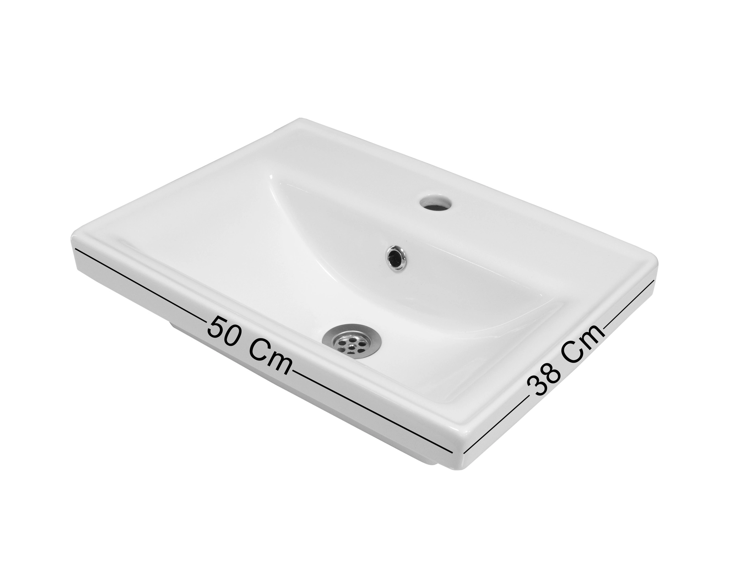 Karen Banyo Sky 50 CM Dolap Uyumlu Seramik Lavabo