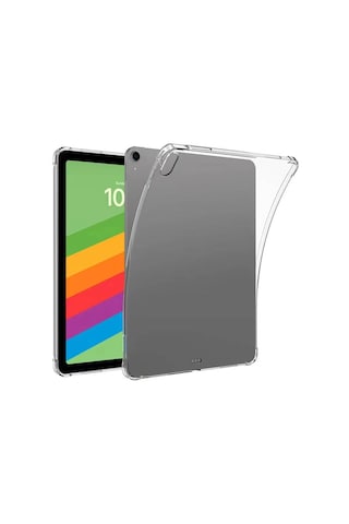 Forzacase Apple Uyumlu iPad Air 2024 13 İnch İle Anti Shock Silikon Kılıf Şeffaf - Fc014 Şeffaf