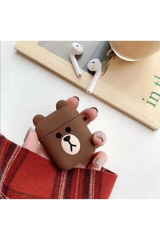 Iphone 1/2. Nesil Uyumlu Koruyucu Bluetooth Kulaklık Kılıfı Figürlü Yogi Airpods 1/2. Nesil