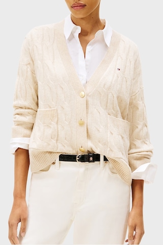 Tommy Hilfiger Bayan Hırka Ww0ww43089 Adk Bej Bej