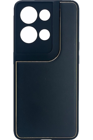 Nettech Oppo Reno 8 Pro Uyumlu Coco Leather Seri Arka Koruma