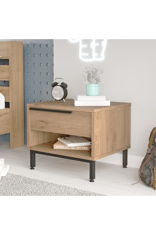 Robin Home Lidya Komodin Çekmeceli Metal Ayaklı Sepet