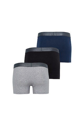 Blackspade Erkek Boxer 3&Primelü Paket Modern Basics 9472 - Gri Lacivert Siyah Gri Bel Lastiği