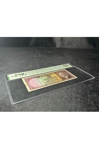 Pmg 62 Unc Çil İnönü Batan Gemi 50 Kuruş P 133 1930 S/n A25 267263 2. Ems