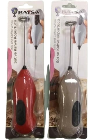 Baysa Bay486 Pilli Süt Ve Kahve Köpürtücü Çok Renkli