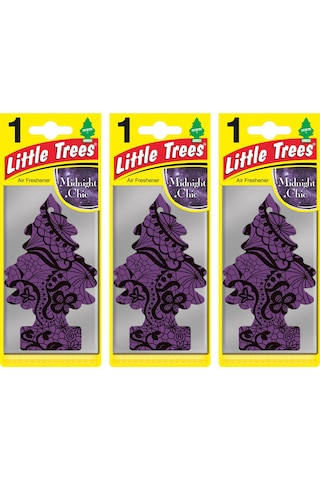 Little Trees 3'Lü Midnight Chic Asma Oto Kokusu Gece Yarısı Fresh