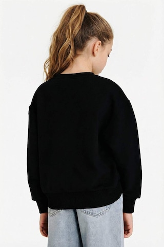 Defacto Kız Çocuk Nba Brooklyn Nets Oversize Geniş Kalıp Bisiklet Yaka Sweatshirt F3415a825aubk81 Siyah-bk81