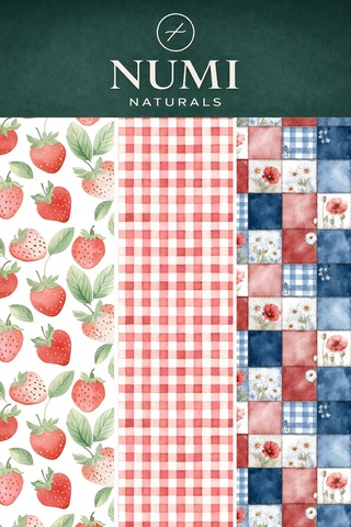 Balmumu Gıda Saklama Bezleri Premium 3 Lü Set 30 30 Cm - Strawberry Cottage Serisi Çok Renkli