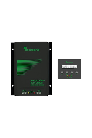 Electrozirve 30a Dc-dc Bidirection Charger Akü Şarj Kontrol+ekran