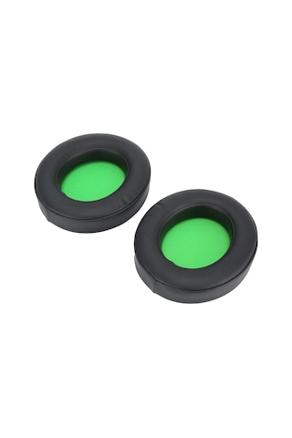 Konesam Razer Kraken Pro V2/7.1 V2 Uyumlu Kulaklık Yastığı - Yeşil, Yüksek Kaliteli Pu Deri Ve Sponge, Konforlu Dinleme, Kolay Kurulum Yeşil