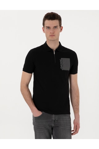 Pierre Cardin Erkek Siyah Tişört 50307929-vr046 Siyah